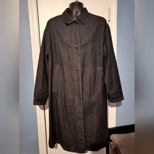 Muji Denim Overcoat Unisex M-L